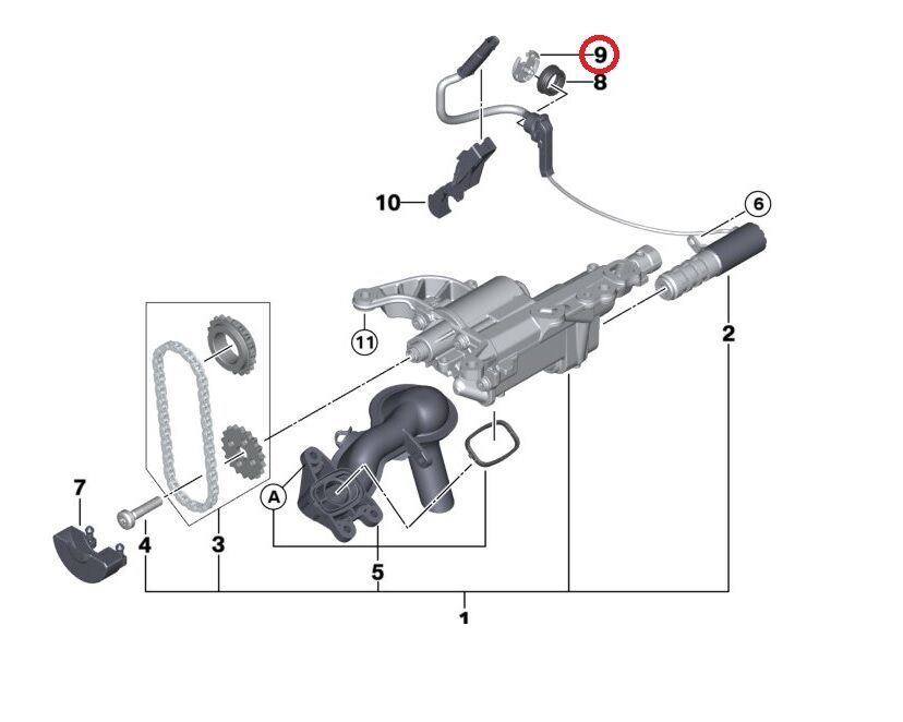 BMW 1-3 SERİSİ YAĞ POMPA CONTASI F30,F20 ORJİNAL