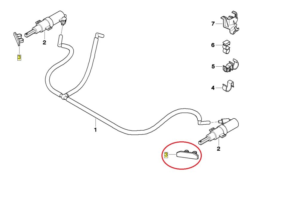 BMW 3 SERİSİ FAR FISKIYE KAPAĞI - L - M - E92.E93 YAN SANAYİ