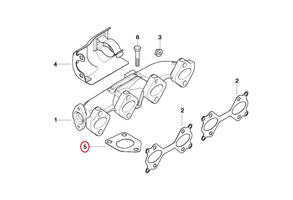 BMW 3-5 SERİSİ EKSOZ MANİFOLD CONTASI TURBO M57N.E46.E90.E60.E53 REİNZ