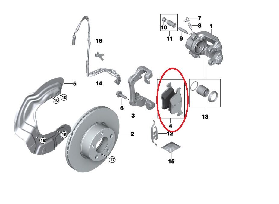 BMW 3 SERİSİ ÖN FREN BALATASI E90.E92.E93.X1 TEXTAR