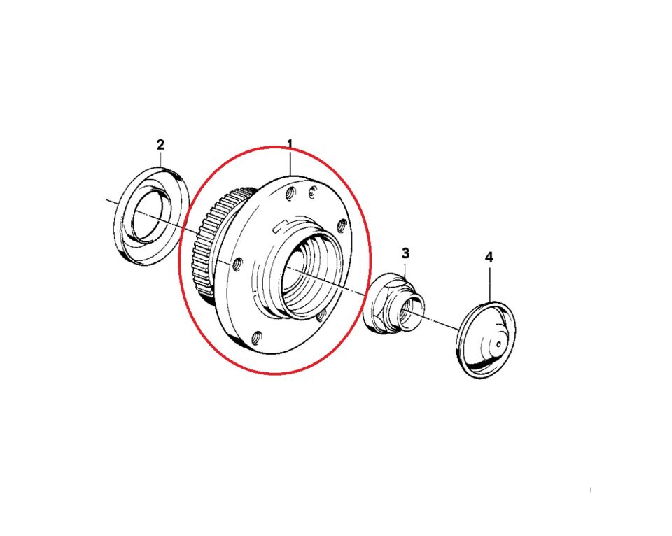 BMW 3-5  SERİSİ ÖN PORYA BİLYASI E46.E36.E34 YAN SANAYİ