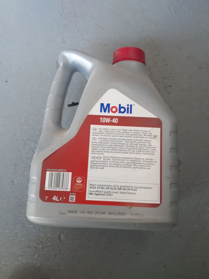 YAĞ MOTOR YAĞI 10/40 4 LİTRE BÜTÜN ARAÇLAR MOBİL