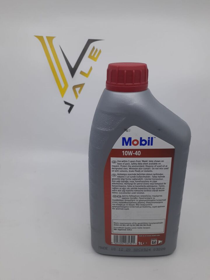 YAĞ MOTOR YAĞI 10/40 1 LİTRE TÜM ARAÇLAR MOBİL