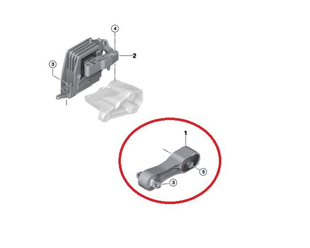 BMW 2-X1 SERİSİ MOTOR ASKI ÇUBUĞU F45.F48.F40 LEMFÖRDER