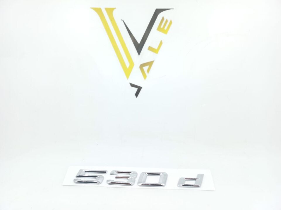 BMW 5 SERİSİ BAGAJ AMBLEMİ   530d - 530D - F10.E39.E60.G30 YAN SANAYİ