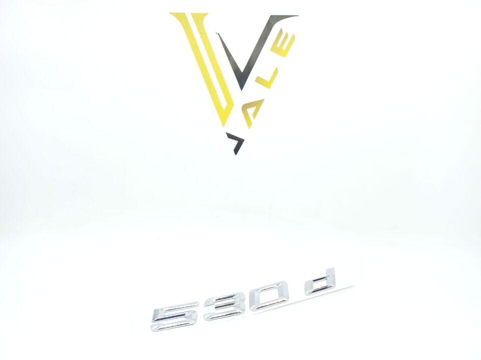 BMW 5 SERİSİ BAGAJ AMBLEMİ   530d - 530D - F10.E39.E60.G30 YAN SANAYİ