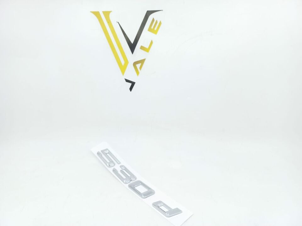 BMW 5 SERİSİ BAGAJ AMBLEMİ   530d - 530D - F10.E39.E60.G30 YAN SANAYİ