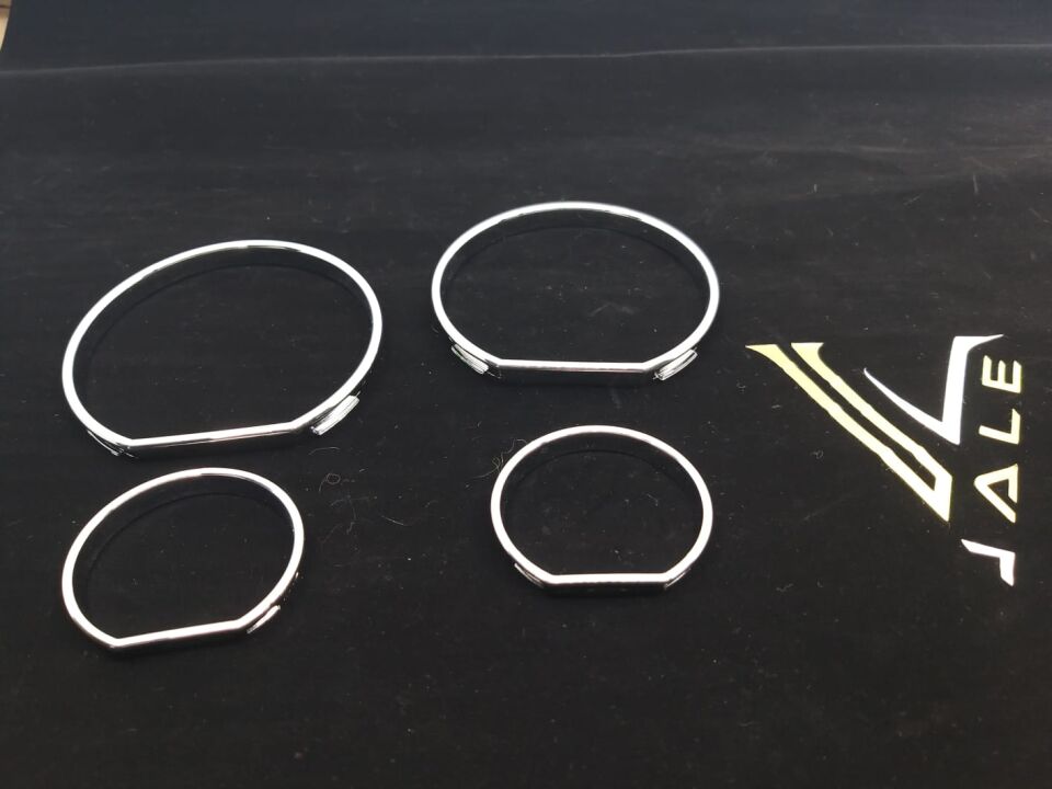 BMW 3 SERİSİ GÖSTERGE ÇERÇEVESİ - DÜZ - KROM E46 YAN SANAYİ