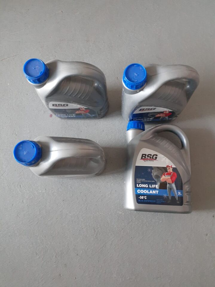 MAVİ ANTİFİRİZ 3 LT MAVİ -56 C ORGANİK TÜM ARAÇLAR BSG