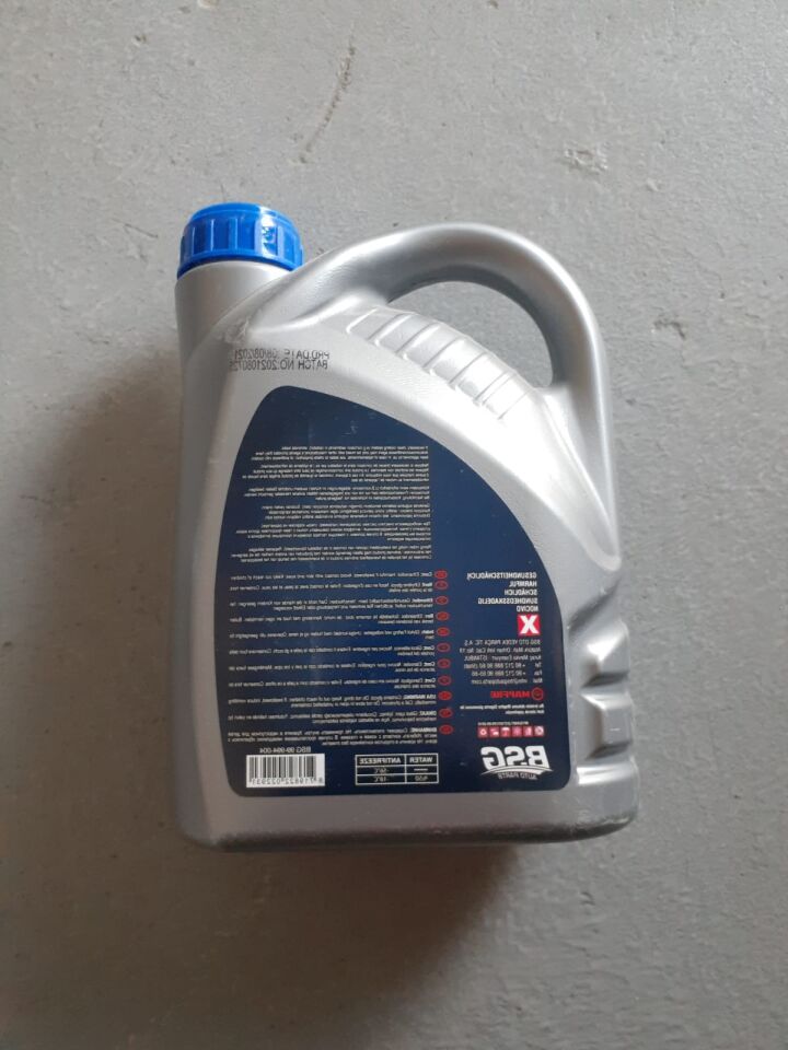 MAVİ ANTİFİRİZ 3 LT MAVİ -56 C ORGANİK TÜM ARAÇLAR BSG