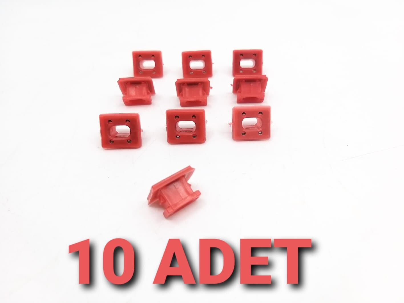 BMW 5 SERİSİ MAUN KLİPSİ - KIRMIZI - E60 10 LU YAN SANAYİ