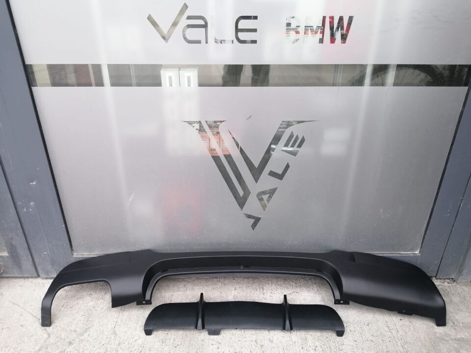 BMW 3 SERİSİ ARKA TAMPON ALT SPOYLERİ - M - TIRTIRLI - 2 PARÇA E90.LCI.>09/08 YAN SANAYİ