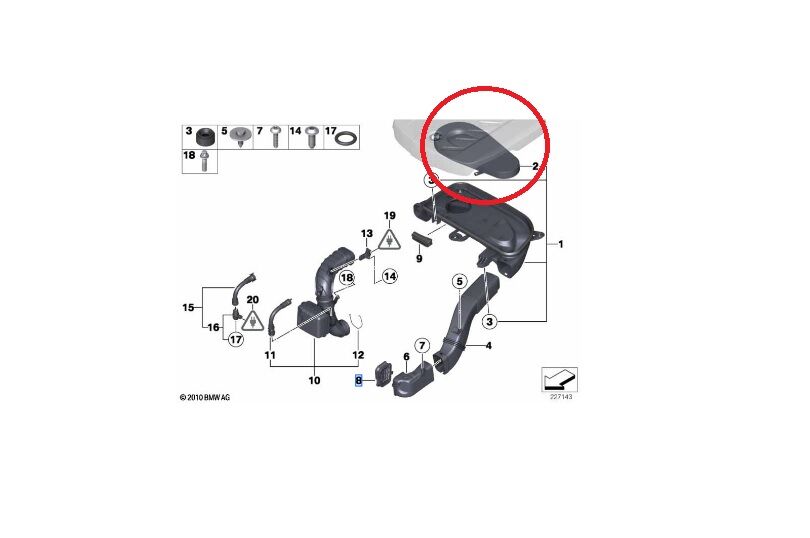 BMW 5 SERİSİ HAVA FİLTRESİ F10.F11.F01.F02 YAN SANAYİ