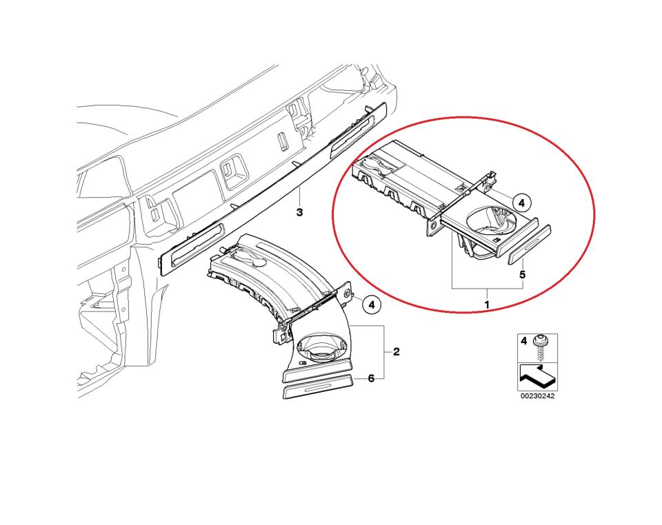 BMW 3 SERİSİ BARDAKLIK - R -  BEIGE - CHROM - E90.LCI YAN SANAYİ