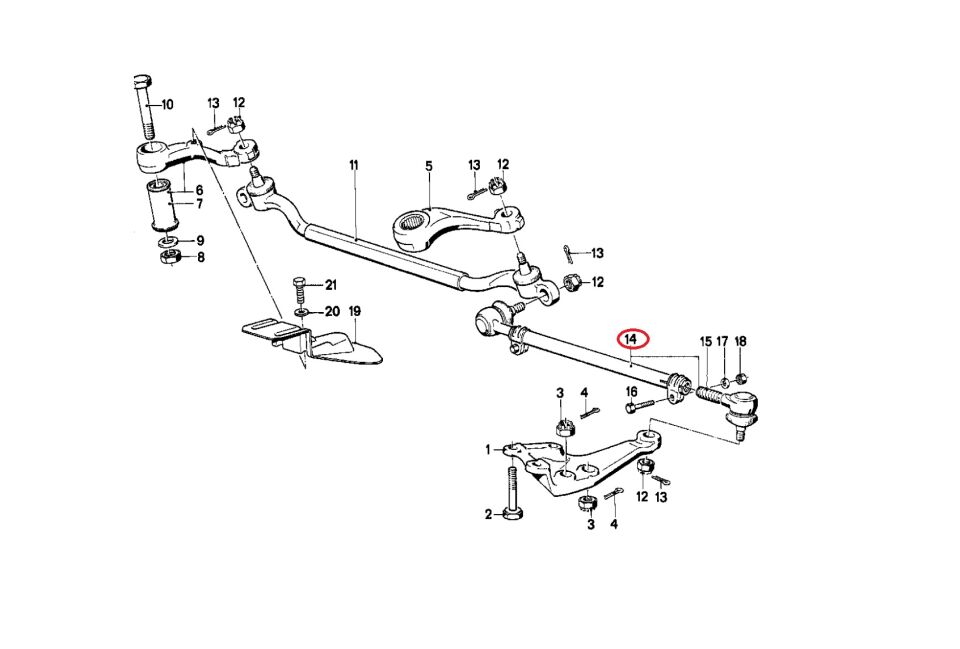 BMW 5 SERİSİ ROT KOLU E34 YAN SANAYİ