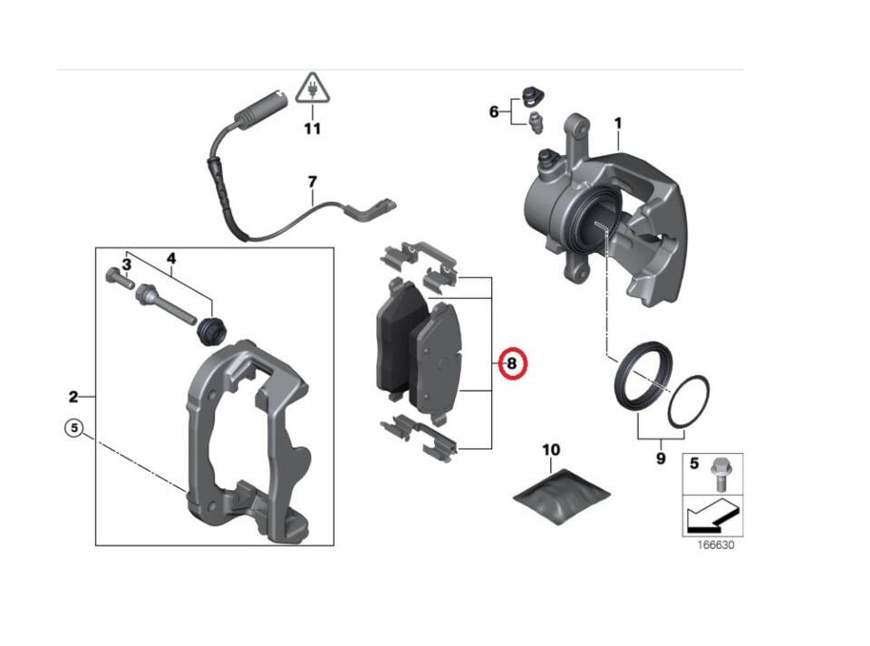 BMW 1-3 SERİSİ ARKA FREN BALATASI E87.E90.E90.N43.N46 FERODO