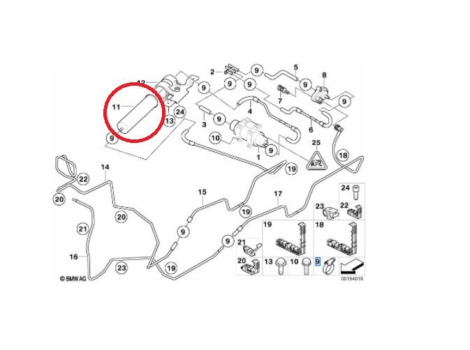 BMW X5 SERİSİ YAKIT FİLTRESİ X5.M57 BOSCH