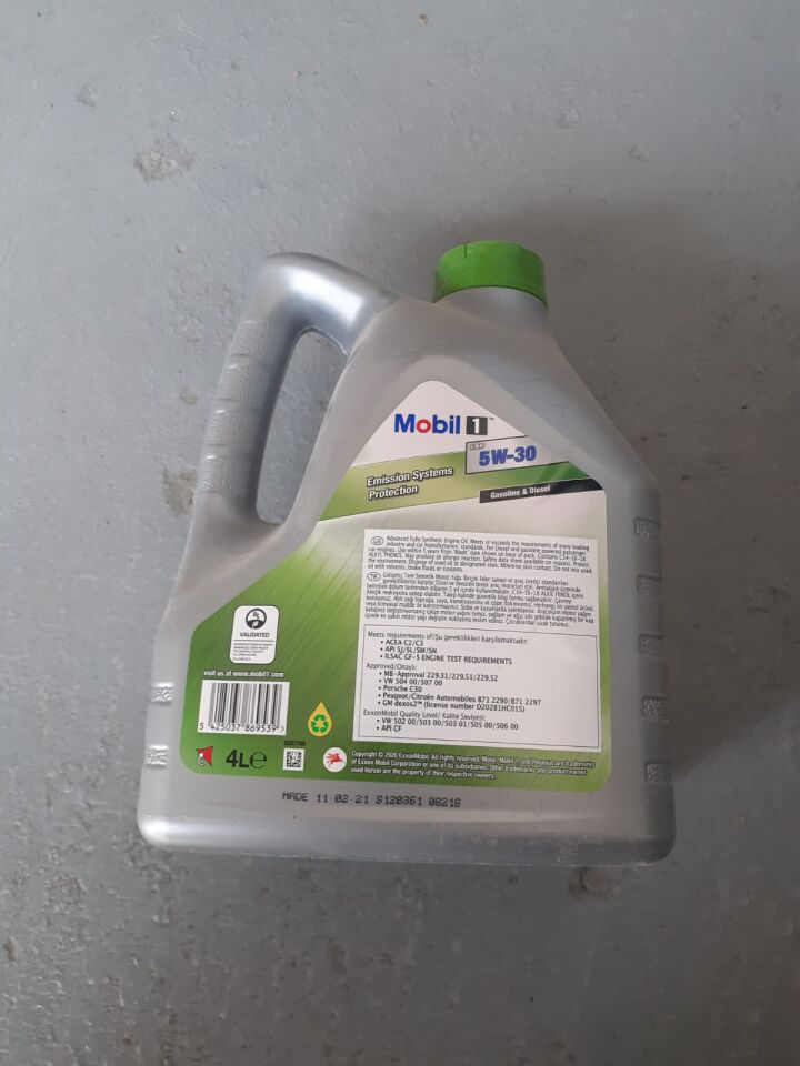 YAĞ MOTOR YAĞI ESP 5W/30 4 LİTRE TÜM ARAÇLAR MOBİL