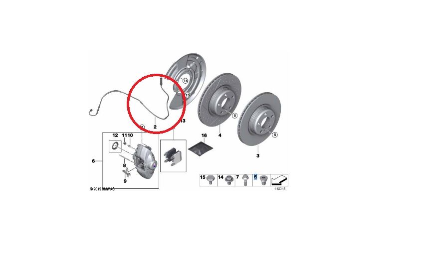 BMW 1-3 SERİSİ ARKA BALATA İKAZ FİŞİ F20.F30 YAN SANAYİ