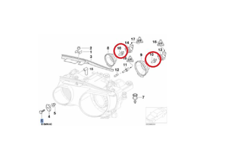 BMW 3 - 5 SERİSİ XENON FAR AMPÜLÜ D2S 35W E46.E39.E38.E60.E63.E64 YAN SANAYİ