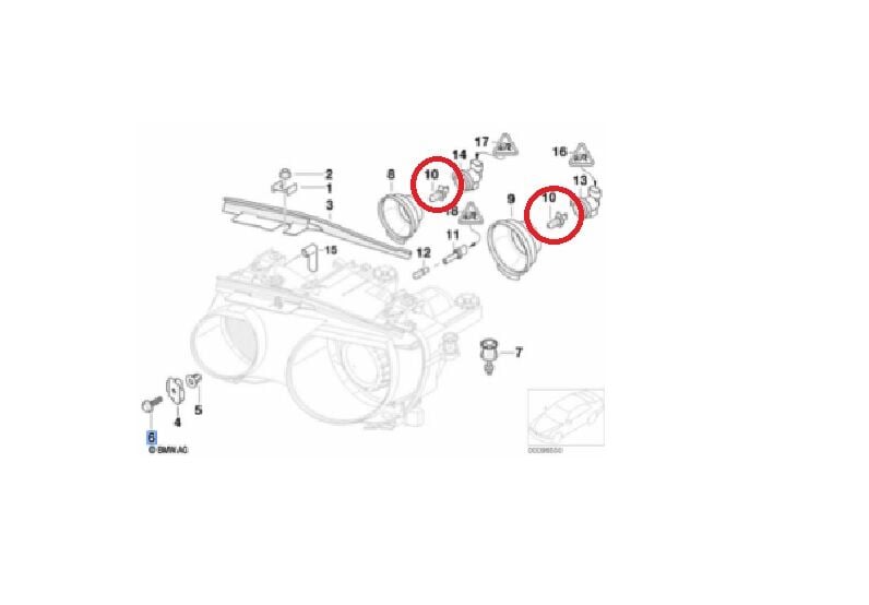 BMW 3 - 5 SERİSİ XENON FAR AMPÜLÜ D2S 35W E46.E39.E38.E60.E63.E64 YAN SANAYİ