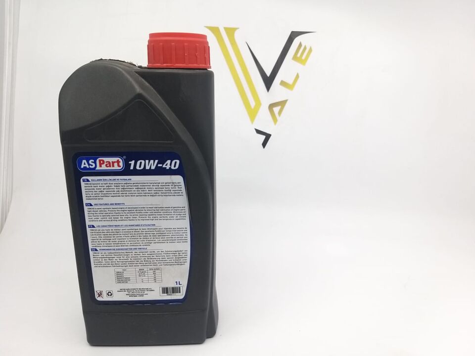 YAĞ MOTOR YAĞI 10/40 1 LİTRE TÜM ARAÇLAR ASPART