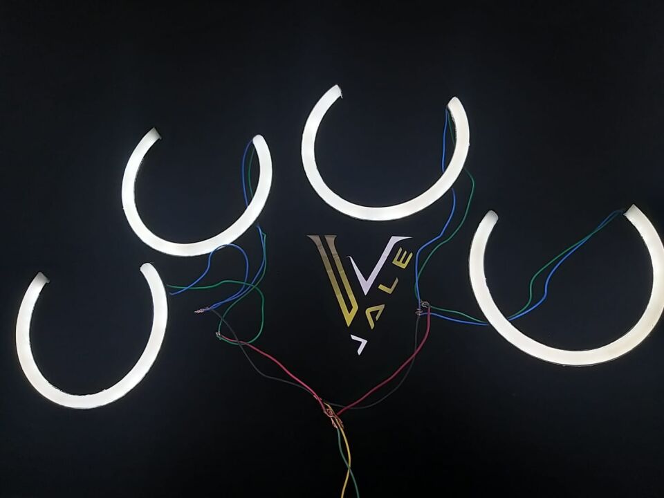 BMW 3 SERİSİ ANGEL SET - BEYAZ - HALKA TAKIM E46/4 E.M Y.M YAN SANAYİ