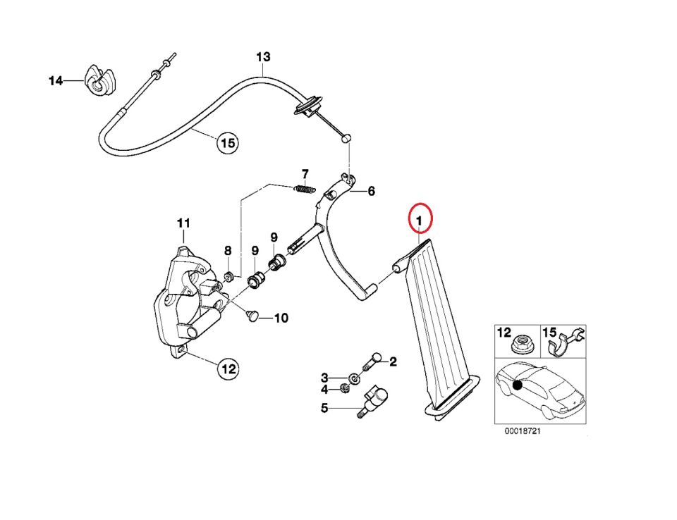 BMW 1-3 SERİSİ PEDAL SETİ - OTOMATİK VİTES - M LOGOLU - KROMLU E34.E36.E39..E60.E46.E87.E90 YAN SANAYİ