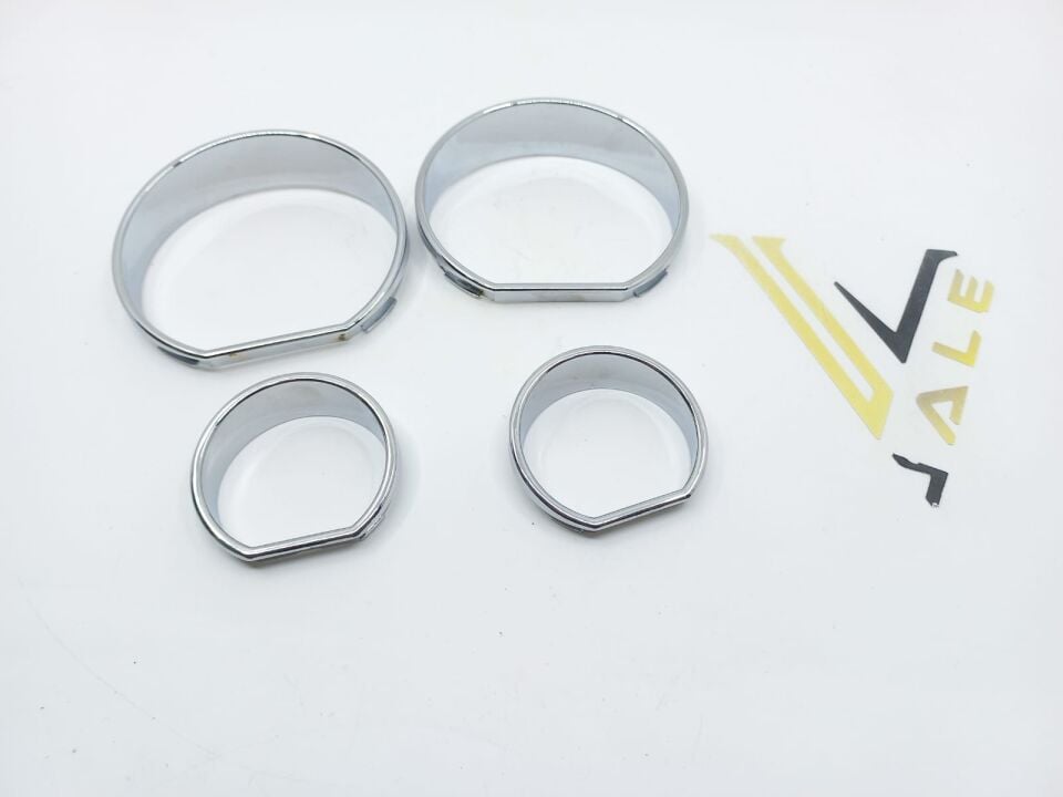 BMW 3 SERİSİ GÖSTERGE ÇERÇEVESİ - OFSETLİ - KROM E46 YAN SANAYİ