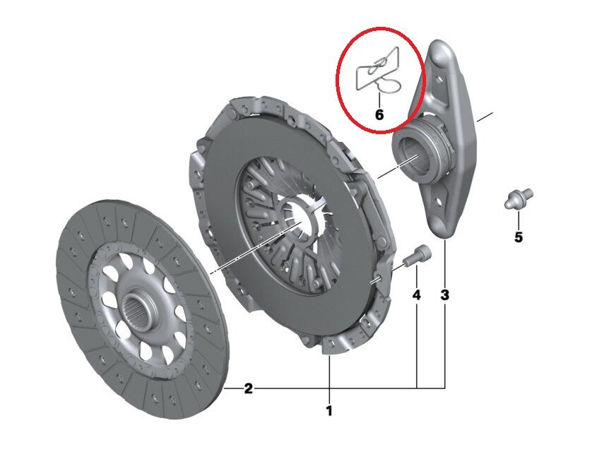 BMW 3-5 SERİSİ DEBRİYAJ ÇATAL BAĞLANTI SEGMANI E87.E46.E90.E60.E39.F30 YAN SANAYİ