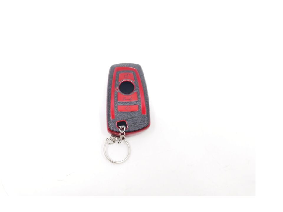 BMW 13-5 SERİSİ ANAHTARLIK KILIFI - YUMUŞAK PLASTİK - KIRMIZI F10.F20.F30 YAN SANAYİ