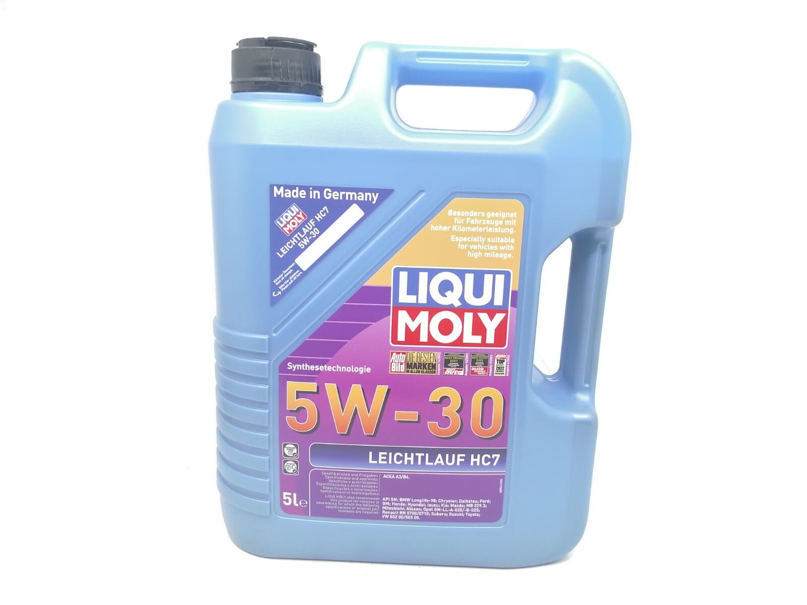 BMW MOTOR YAĞI 5W30 5 LİTRE - PARTEKÜLSÜZ - BÜTÜN MODELLER LIQUIMOLY