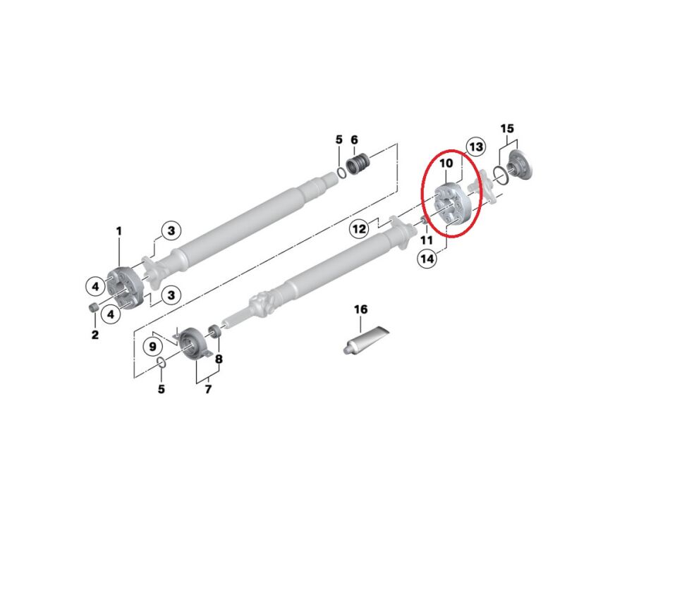 BMW 3 SERİSİ ŞAFT LASTİĞİ TAKOZU F20.E90.E60.F10.G30 YAN SANAYİ