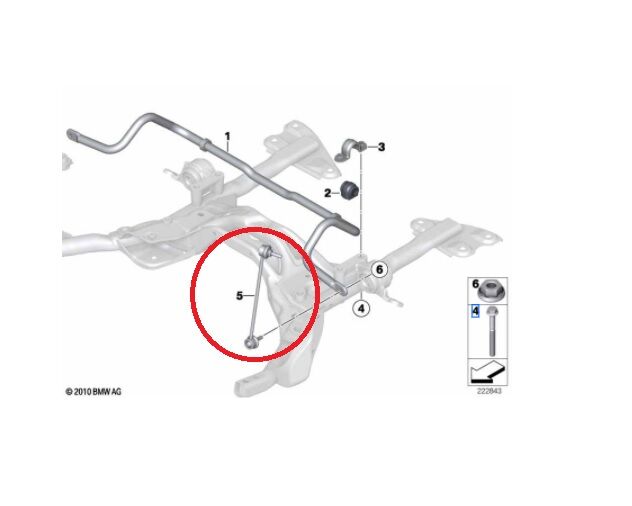 MİNİ COOPER ÖN VİRAJ ASKI ROTU - R - SAĞ MİNİ.R60 YAN SANAYİ