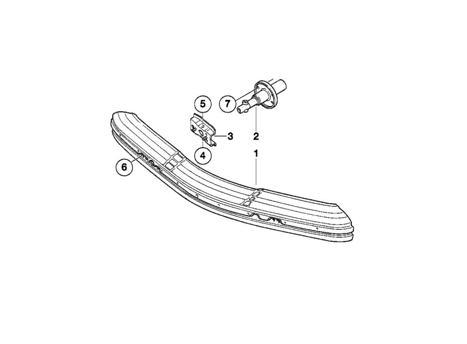 BMW 3 SERİSİ ÖN TAMPON AMORTİSÖR DEMİRİ BRAKETİ E36 YAN SANAYİ