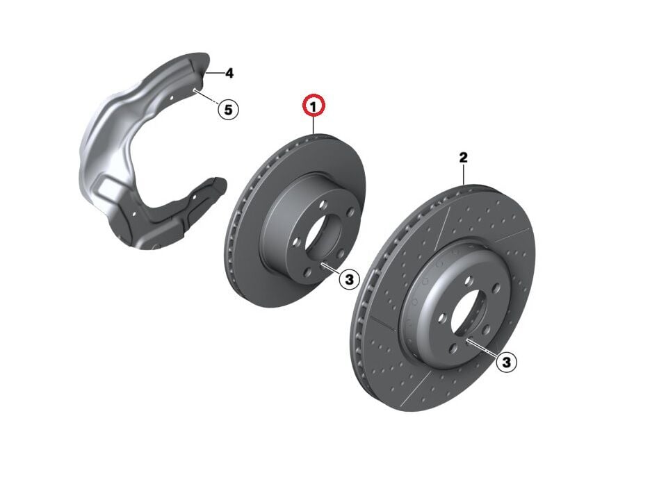 BMW 3-5 SERİSİ ÖN FREN AYNASI TAKIM F20.F30.E90.E92.F32 TEXTAR