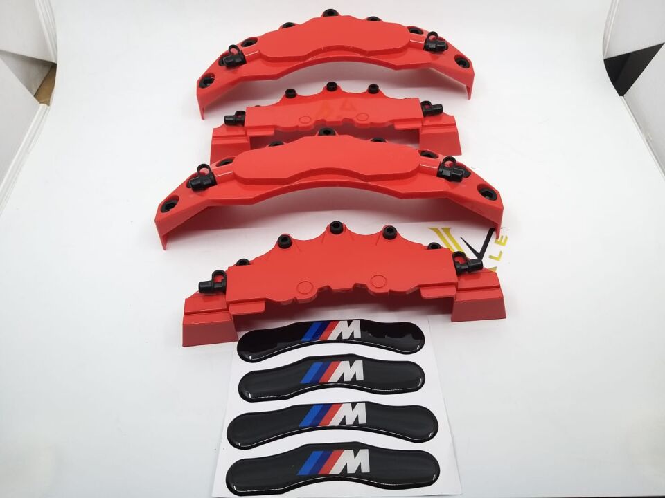 BMW 3-5 SERİSİ FREN KALİPER KAPAĞI TAKIM - M - KIRMIZI E30.E36.E90.E34.E46.E60.F10.F20.F30 YAN SANAYİ