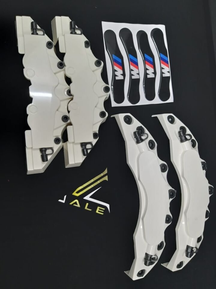 BMW 3-5 SERİSİ FREN KALİPER KAPAĞI TAKIM - M - BEYAZ E30.E36.E90.E34.E46.E60.F10.F20.F30 YAN SANAYİ