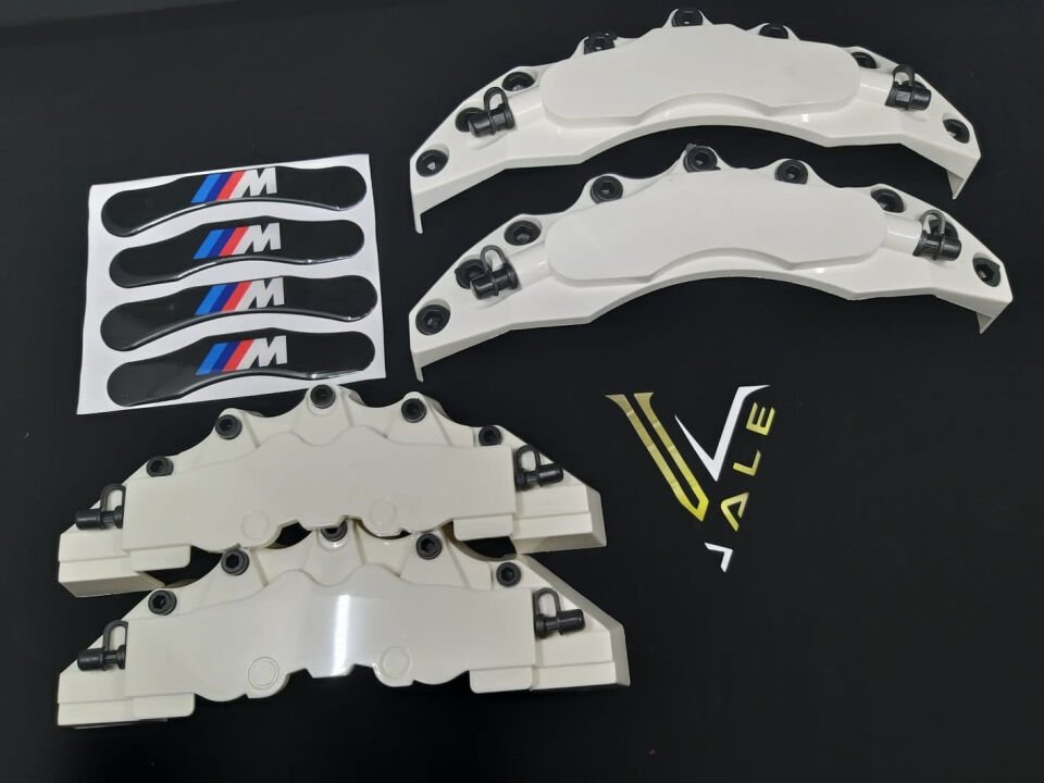 BMW 3-5 SERİSİ FREN KALİPER KAPAĞI TAKIM - M - BEYAZ E30.E36.E90.E34.E46.E60.F10.F20.F30 YAN SANAYİ