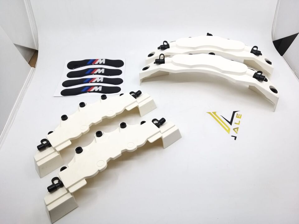 BMW 3-5 SERİSİ FREN KALİPER KAPAĞI TAKIM - M - BEYAZ E30.E36.E90.E34.E46.E60.F10.F20.F30 YAN SANAYİ