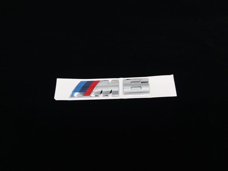 BMW 6 SERİSİ BAGAJ AMBLEMİ M6 KROM F06.F12.F13.M6 YAN SANAYİ