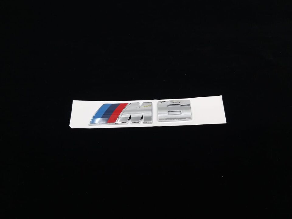 BMW 6 SERİSİ BAGAJ AMBLEMİ M6 KROM F06.F12.F13.M6 YAN SANAYİ