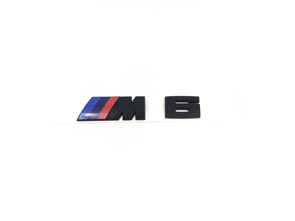 BMW 6 SERİSİ BAGAJ AMBLEMİ M6 BLACK FÜME F06.F12.F13.M6 YAN SANAYİ