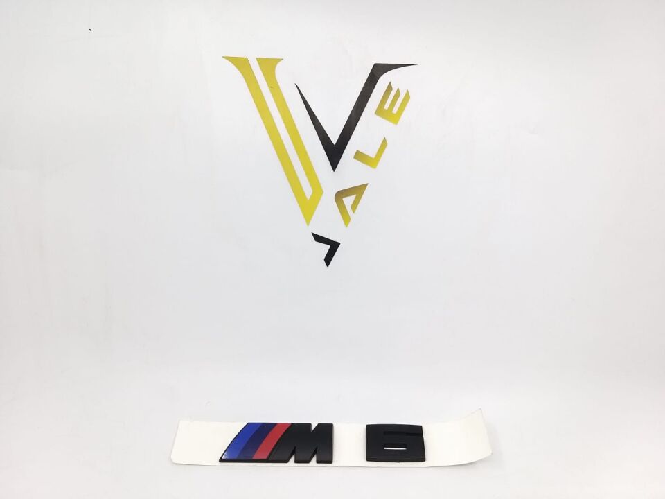 BMW 6 SERİSİ BAGAJ AMBLEMİ M6 BLACK FÜME F06.F12.F13.M6 YAN SANAYİ