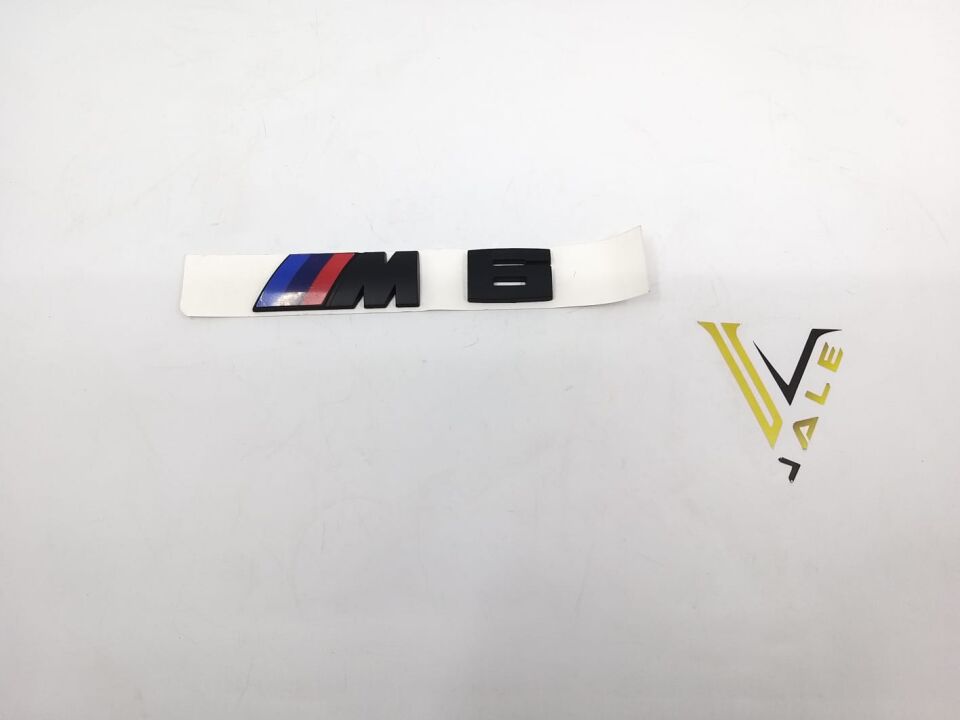 BMW 6 SERİSİ BAGAJ AMBLEMİ M6 BLACK FÜME F06.F12.F13.M6 YAN SANAYİ