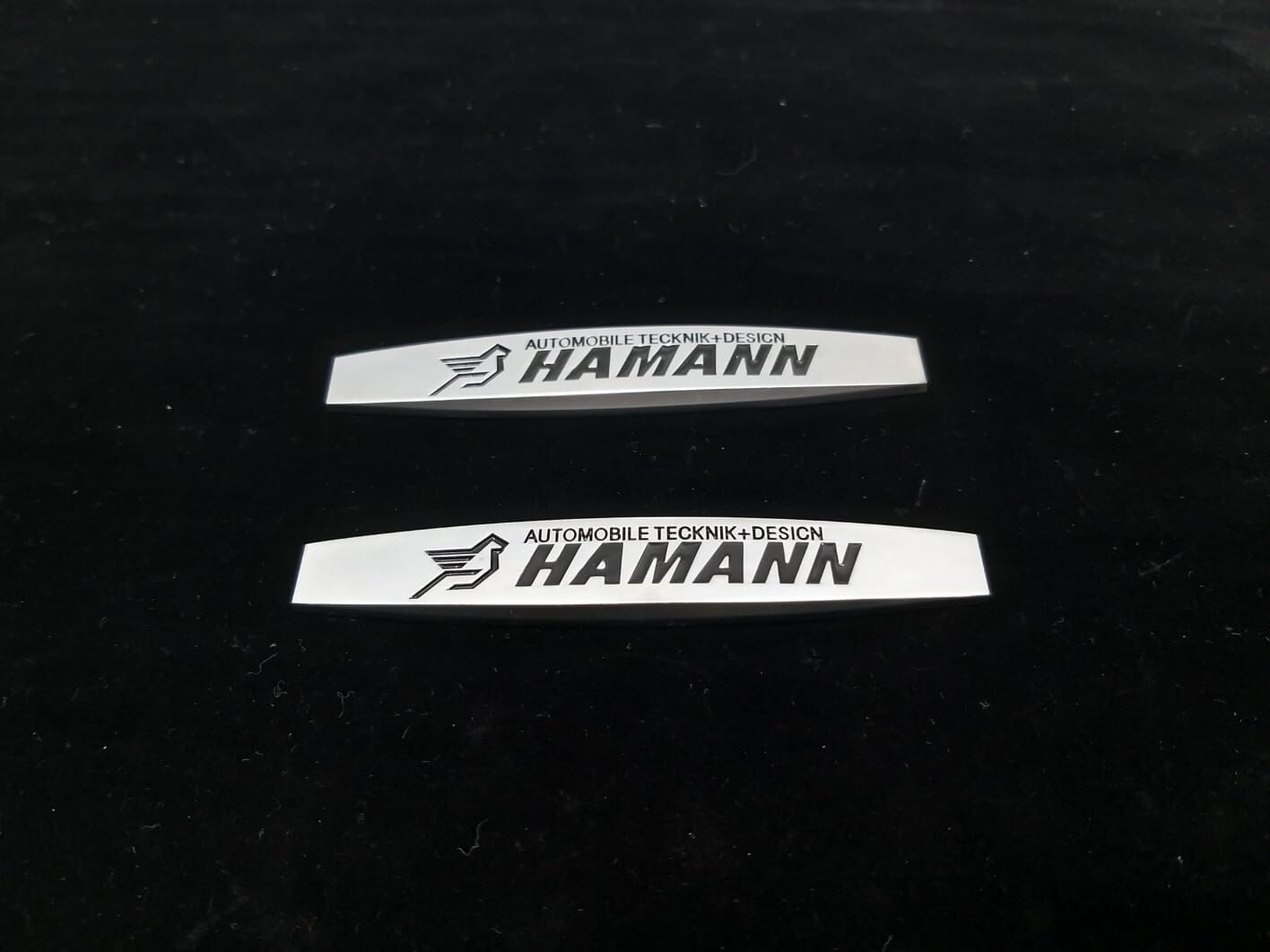 BMW ÇITA AMBLEMİ HAMANN YAZILI METAL TAKIM UNİVERSAL YAN SANAYİ