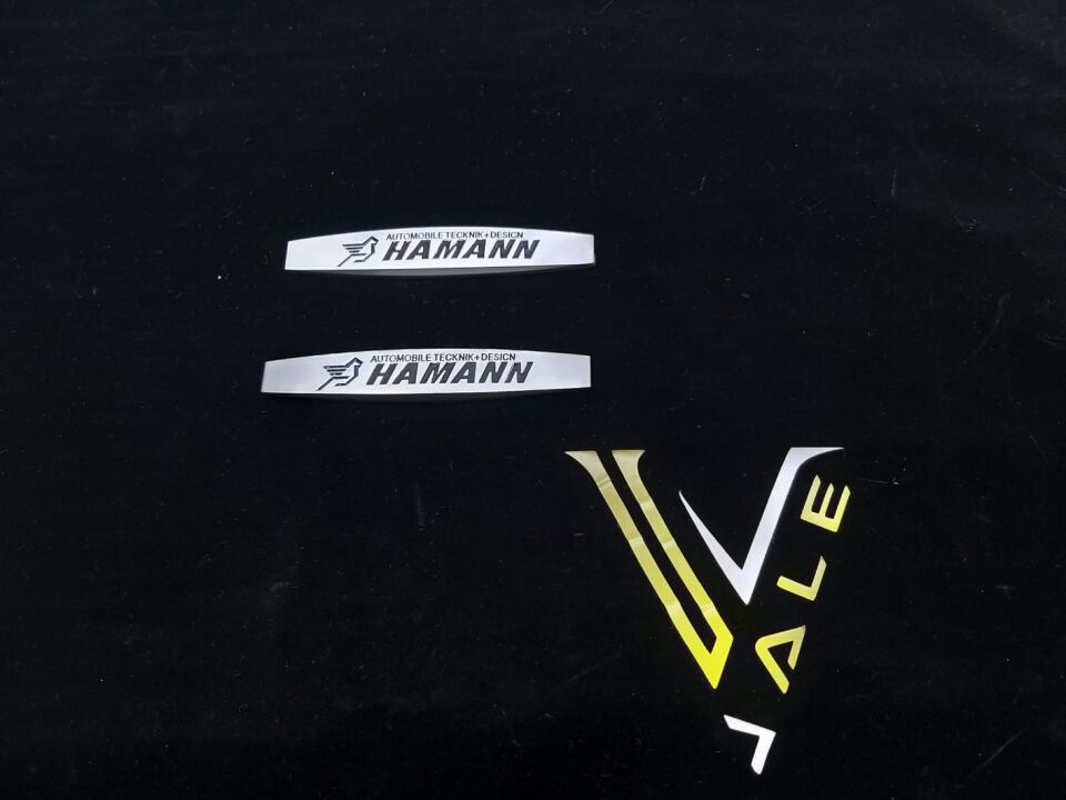 BMW ÇITA AMBLEMİ HAMANN YAZILI METAL TAKIM UNİVERSAL YAN SANAYİ