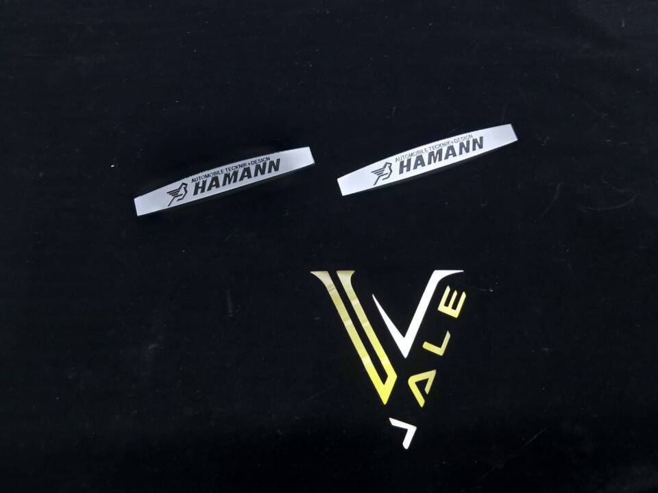 BMW ÇITA AMBLEMİ HAMANN YAZILI METAL TAKIM UNİVERSAL YAN SANAYİ