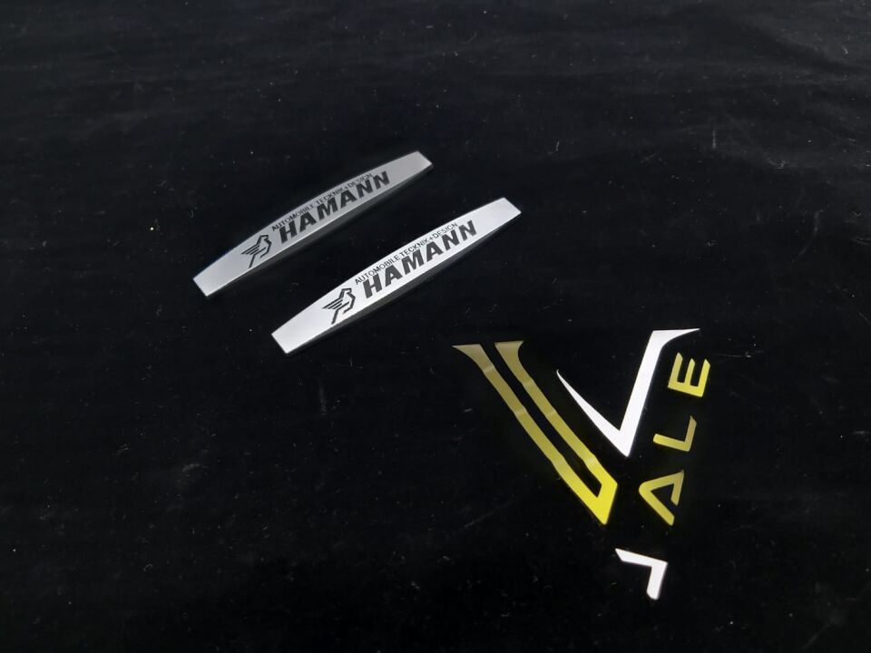 BMW ÇITA AMBLEMİ HAMANN YAZILI METAL TAKIM UNİVERSAL YAN SANAYİ