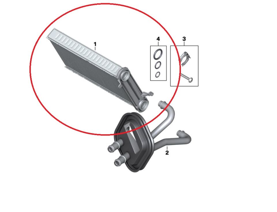BMW 1-3 SERİSİ KALORİFER RADYATÖRÜ F20 F30 F32 YAN SANAYİ